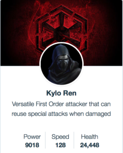 Kylo Ren - Star Wars Galaxy of Heroes