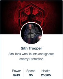 Sith Trooper - SWGoH