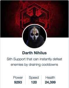 Darth Nihilus - SWGoH