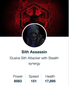 Sith Assassin - SWGoH