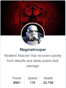 SWGoH Mods for Magmatrooper