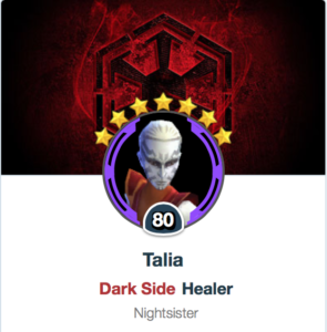 Mods for Talia - SWGoH