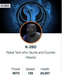 SWGoH: K-2SO Mods