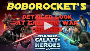 SWGoH - A Detailed Look at Galactic War Changes