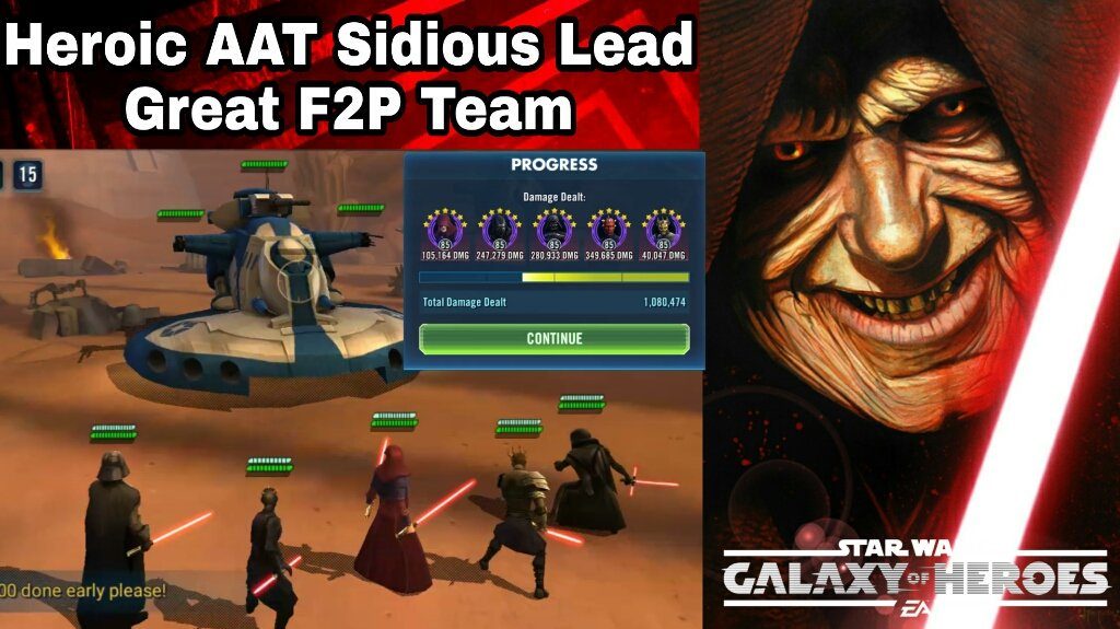 Smithie D SWGoH - FTP Sidious HAAT