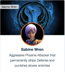 Sabine Wren character review SWGoH