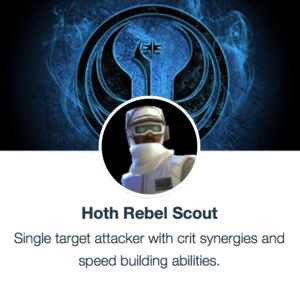 SWGoH Hoth Rebel Scout