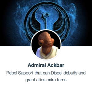 SWGoH - Admiral Ackbar