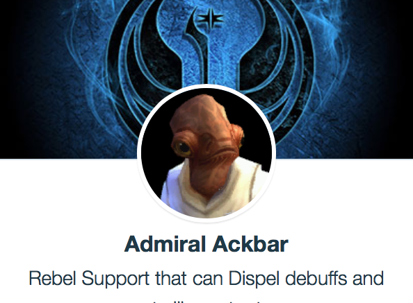 SWGoH - Admiral Ackbar