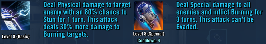 R2-D2 AoE and Basic Attacks