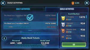 SWGoH - Guild Activities