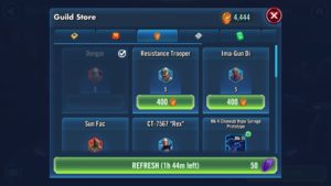 SWGoH - Guild Store