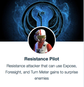 SWGoH - Resistance Pilot