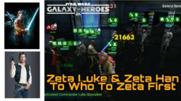 Zetas - Commander Luke or Han - SWGoH