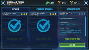 First Order SWGoH - Unlock BB-8