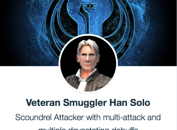 Veteran Smuggler Han Solo - SWGoH