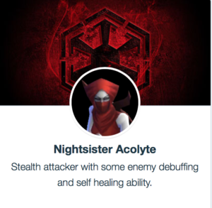 SWGoH - Nightsister Acolyte