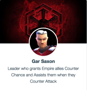 Gar Saxon - SWGoH