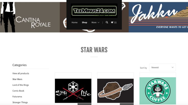 TeeMinus24.com Star Wars