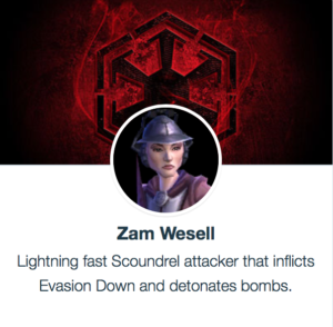 Zam Wesell - SWGoH