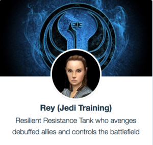 SWGoH - Rey Jedi Training