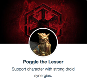 SWGoH - Poggle The Lesser