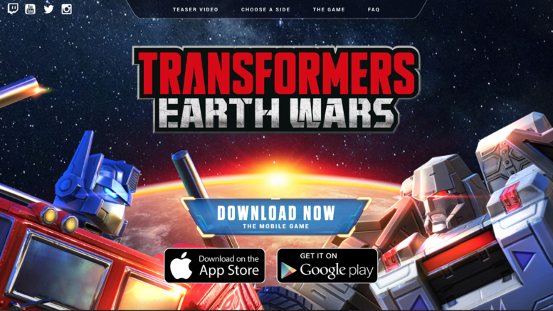 TFEW - Transformers Earth Wars