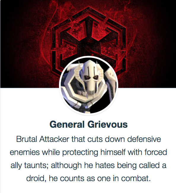 General Grievous SWGoH