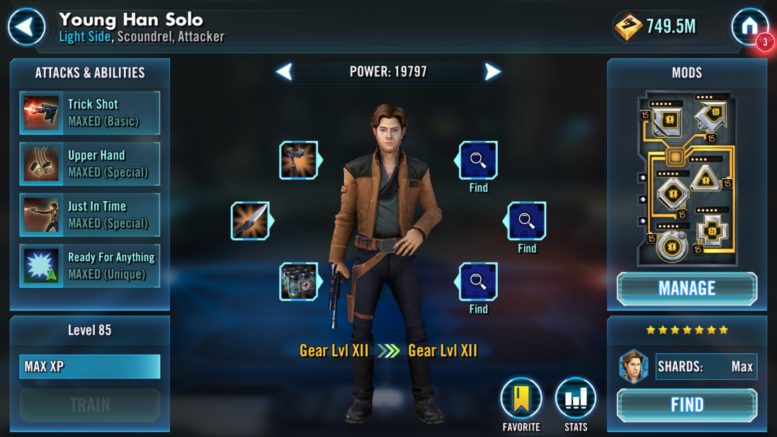 SWGoH - Young Han Solo