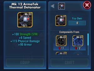 SWGoH - Gear 12