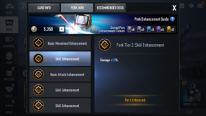 SWFA - Hero Perks