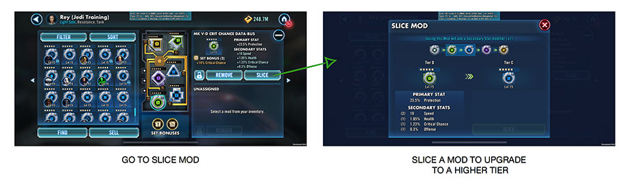 SWGoH - Mod Slicing