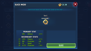 SWGoH - Mod Slicing