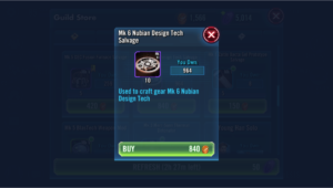 SWGoH Gear