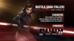 SWGoH - Bastilla Shan Fallen