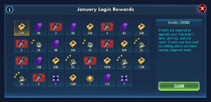 SWGoH - January Login