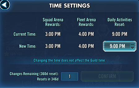 SWGoH Payout Change