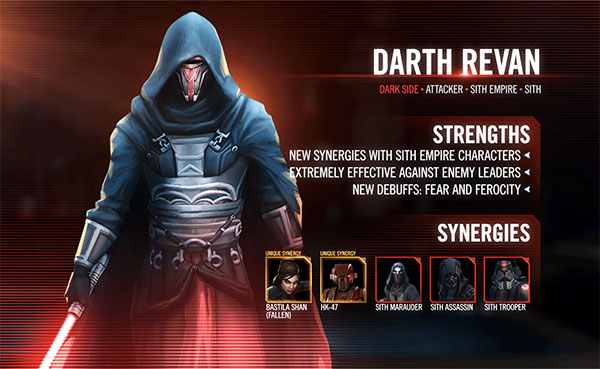 Swgoh Best Mods For Darth Revan Gaming Fans Com