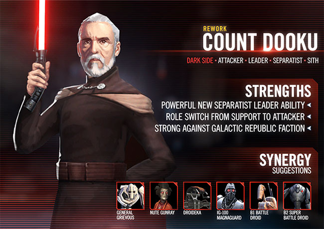 SWGoH - Count Dooku