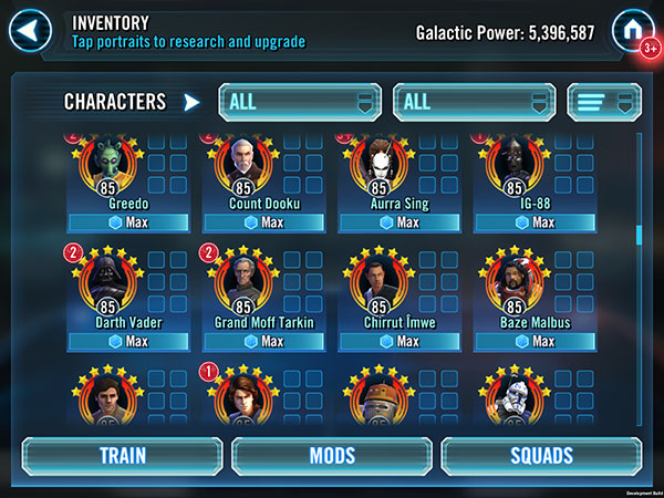 SWGoH - Gear 12 Finishers