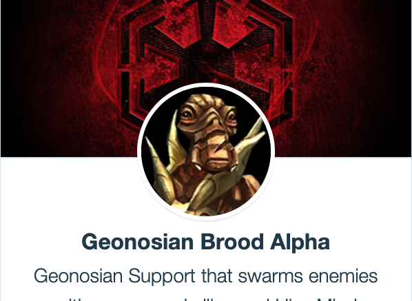 SWGoH - Geonosian Brood Alpha