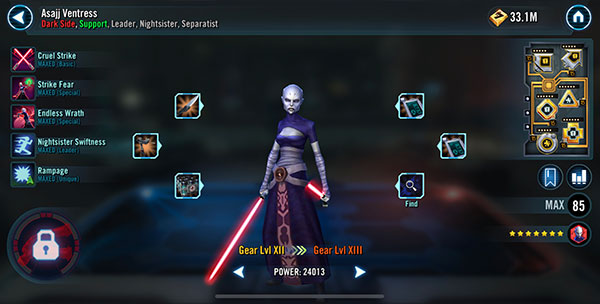 SWGoH - Asajj Ventress