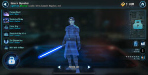 swgoh skywalker kamino unlocking padme