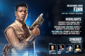 SWGoH - Resistance Hero Finn