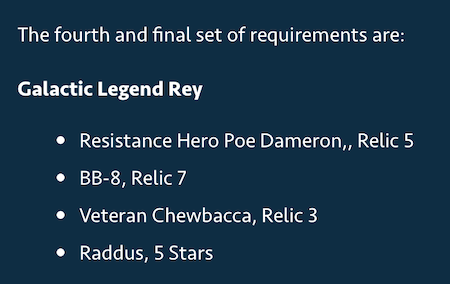 SWGoH - CG Typos