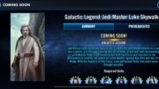 SWGoH - Galactic Legend Jedi Master Luke Skywalker