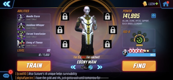 Ebony Maw - MSF