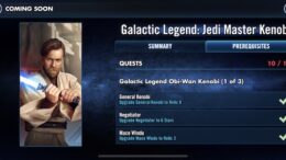 SWGoH - Galactic Legend Kenobi