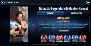 SWGoH - Galactic Legend Kenobi