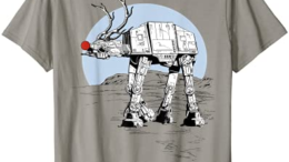 Star Wars Rudolph ATAT Walker Christmas Graphic T-Shirt